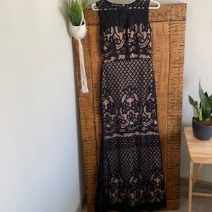 Jodi kristopher black lace dress!